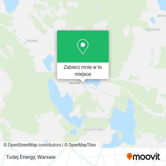 Mapa Tudej Energy