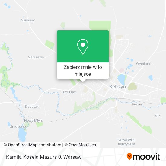 Mapa Kamila Kosela Mazurs 0