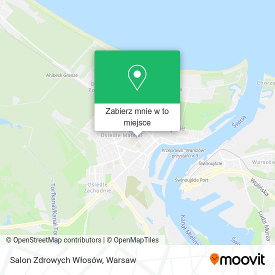 Mapa Salon Zdrowych Włosów