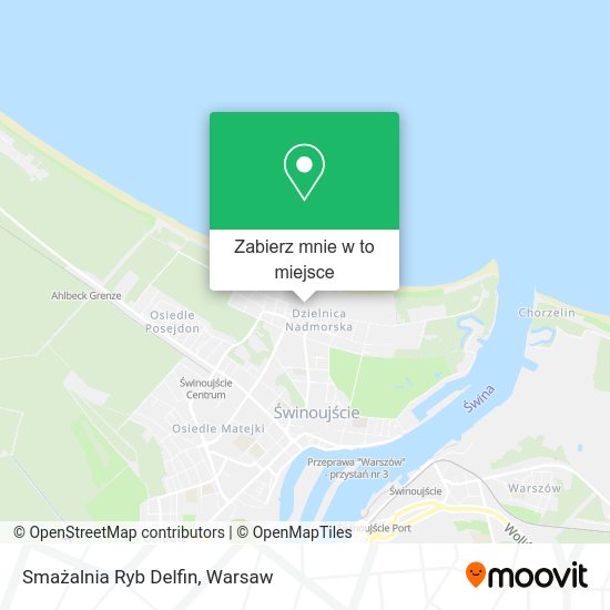 Mapa Smażalnia Ryb Delfin