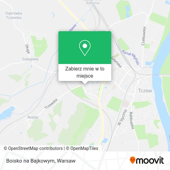 Mapa Boisko na Bajkowym