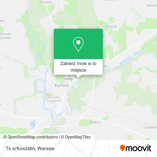 Mapa Ts o/Koszalin