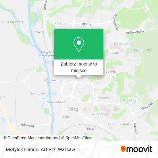 Mapa Motylek Handel Art Prz