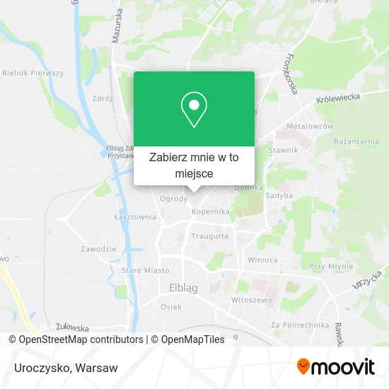 Mapa Uroczysko