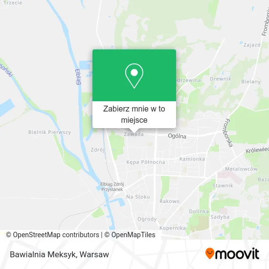 Mapa Bawialnia Meksyk