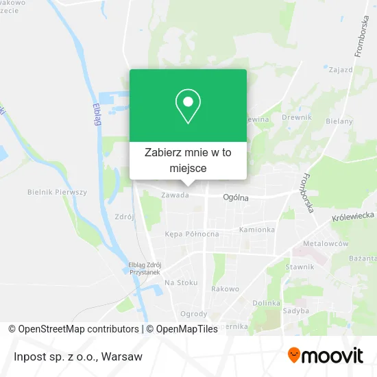 Mapa Inpost sp. z o.o.