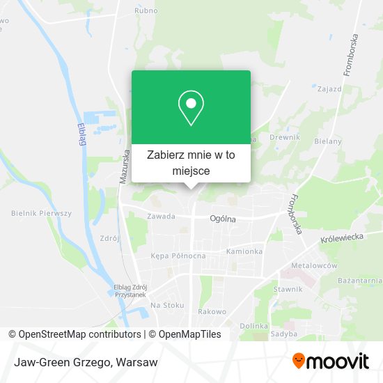 Mapa Jaw-Green Grzego