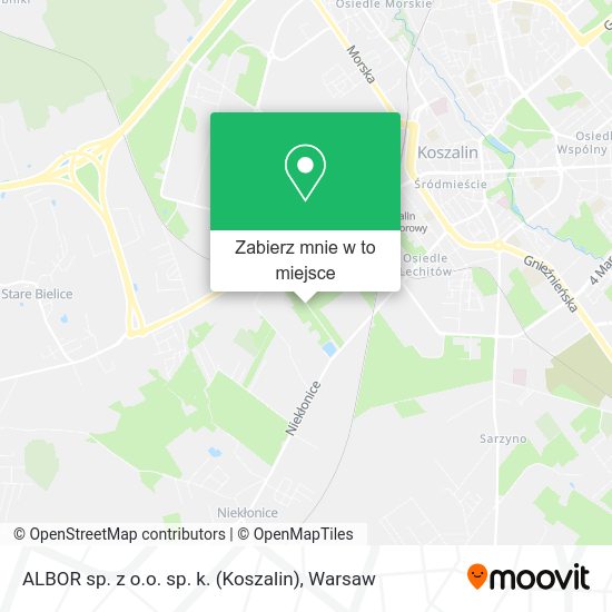 Mapa ALBOR sp. z o.o. sp. k. (Koszalin)