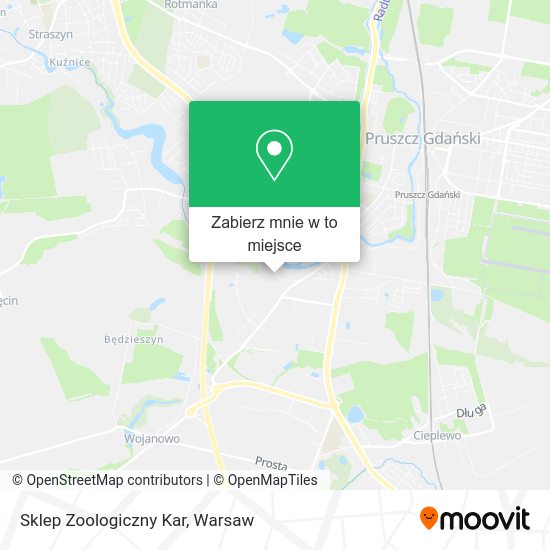 Mapa Sklep Zoologiczny Kar