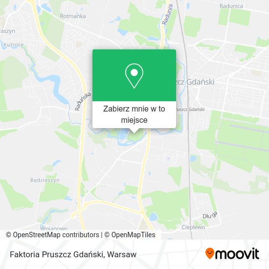 Mapa Faktoria Pruszcz Gdański