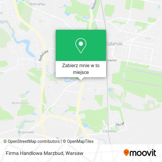 Mapa Firma Handlowa Marzbud