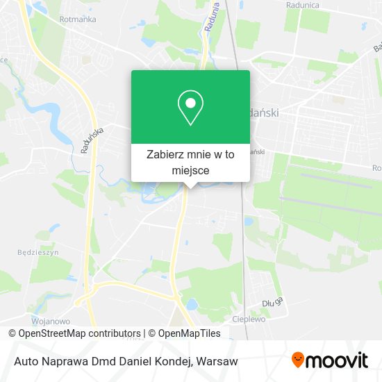 Mapa Auto Naprawa Dmd Daniel Kondej