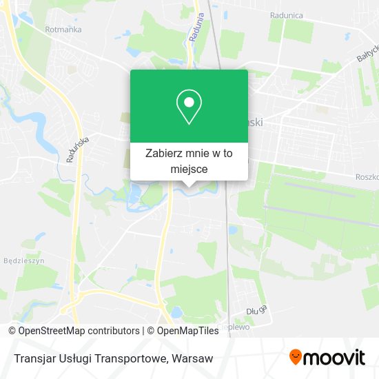 Mapa Transjar Usługi Transportowe