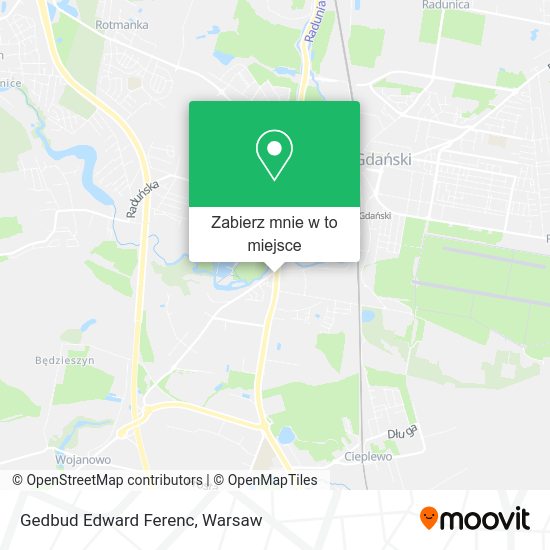 Mapa Gedbud Edward Ferenc