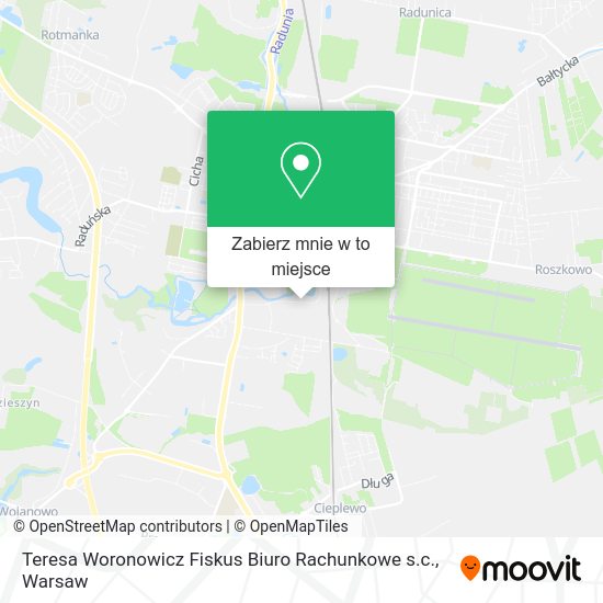 Mapa Teresa Woronowicz Fiskus Biuro Rachunkowe s.c.