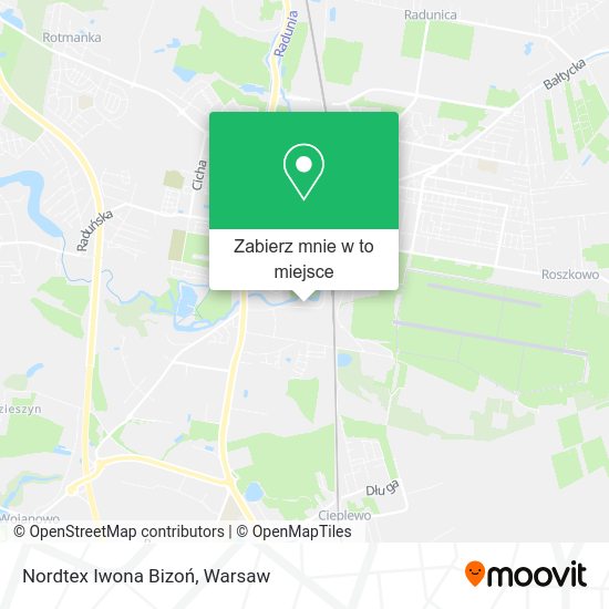 Mapa Nordtex Iwona Bizoń