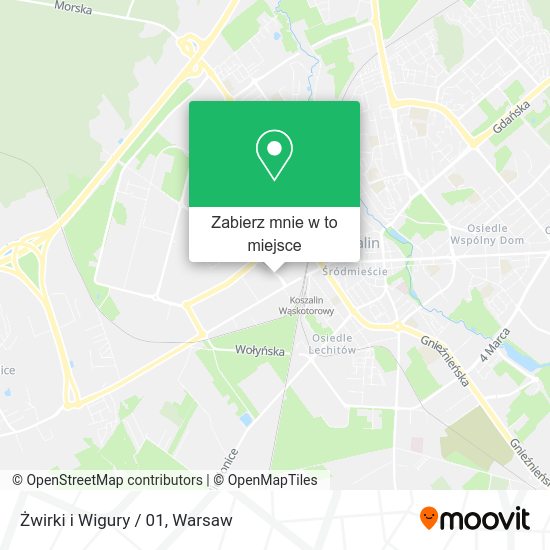 Mapa Żwirki i Wigury / 01