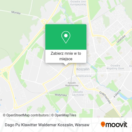 Mapa Dago Pu Klawitter Waldemar Koszalin