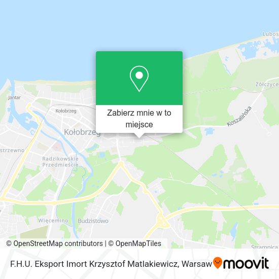 Mapa F.H.U. Eksport Imort Krzysztof Matlakiewicz