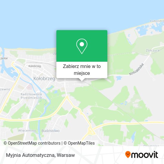 Mapa Myjnia Automatyczna