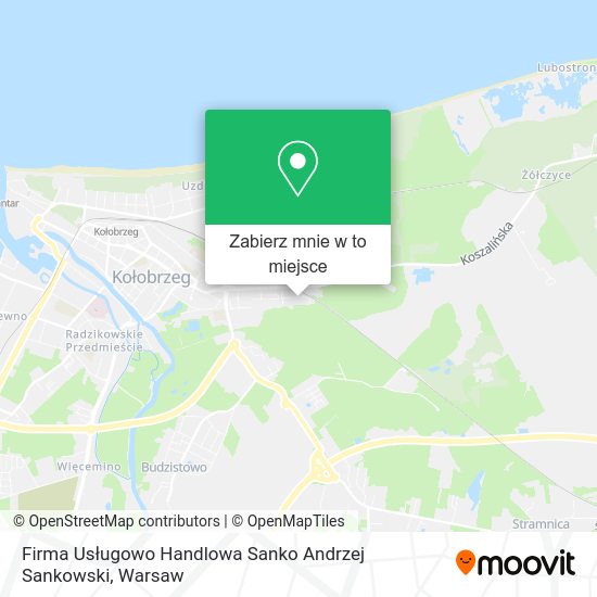 Mapa Firma Usługowo Handlowa Sanko Andrzej Sankowski