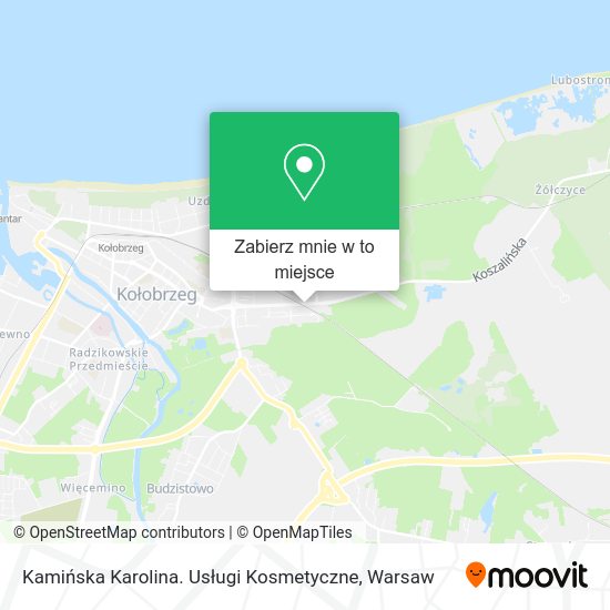 Mapa Kamińska Karolina. Usługi Kosmetyczne