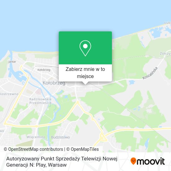 Mapa Autoryzowany Punkt Sprzedaży Telewizji Nowej Generacji N: Play