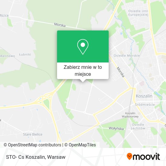 Mapa STO- Cs Koszalin