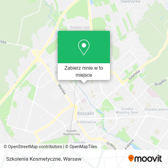 Mapa Szkolenia Kosmetyczne