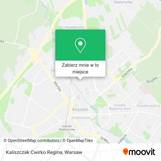 Mapa Kaliszczak Cwirko Regina