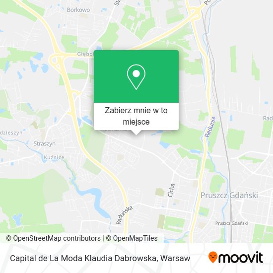 Mapa Capital de La Moda Klaudia Dabrowska