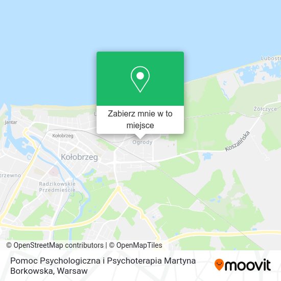 Mapa Pomoc Psychologiczna i Psychoterapia Martyna Borkowska