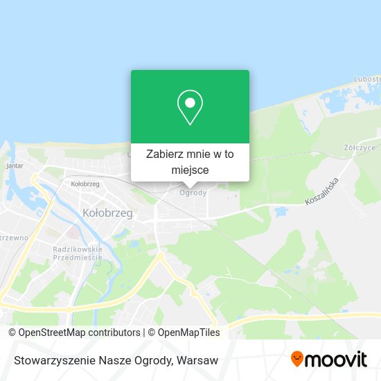 Mapa Stowarzyszenie Nasze Ogrody