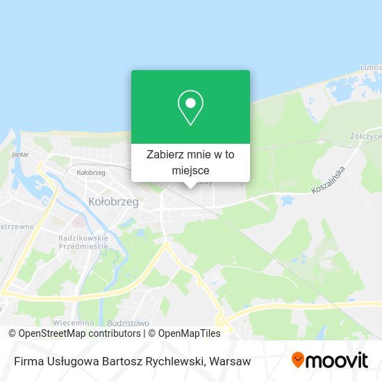 Mapa Firma Usługowa Bartosz Rychlewski