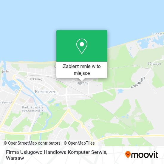 Mapa Firma Uslugowo Handlowa Komputer Serwis