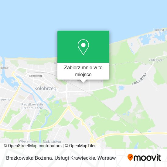 Mapa Błażkowska Bożena. Usługi Krawieckie