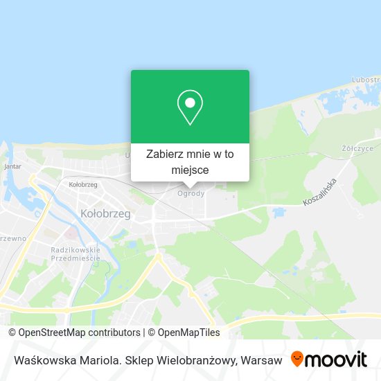 Mapa Waśkowska Mariola. Sklep Wielobranżowy