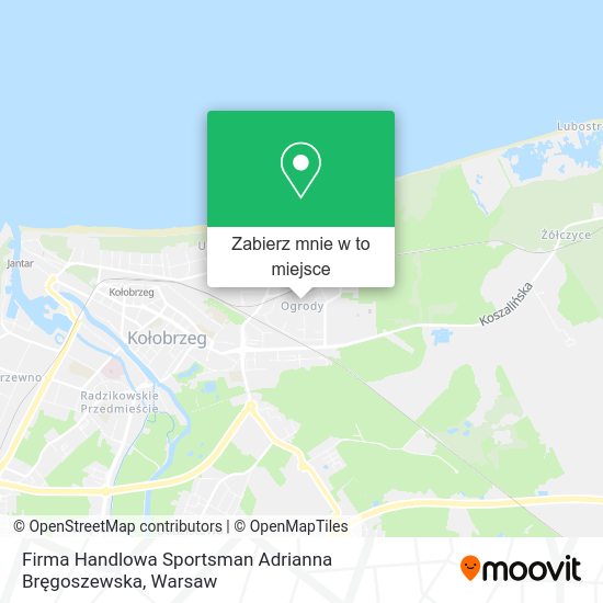 Mapa Firma Handlowa Sportsman Adrianna Bręgoszewska