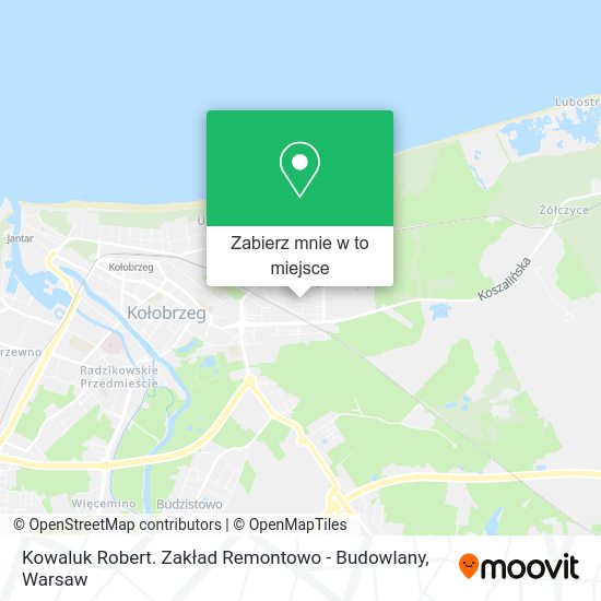 Mapa Kowaluk Robert. Zakład Remontowo - Budowlany