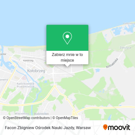 Mapa Facon Zbigniew Ośrodek Nauki Jazdy