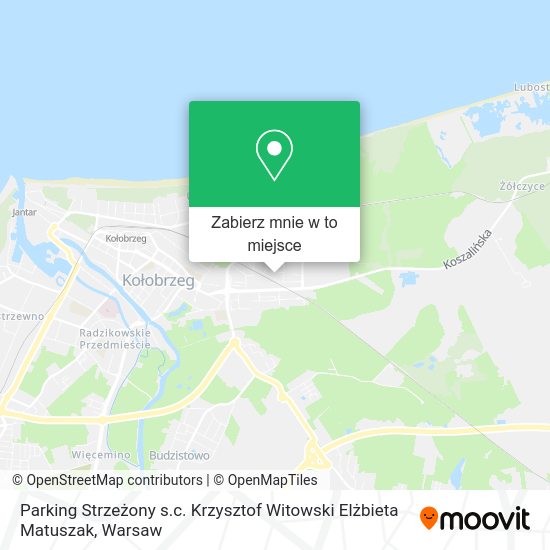 Mapa Parking Strzeżony s.c. Krzysztof Witowski Elżbieta Matuszak