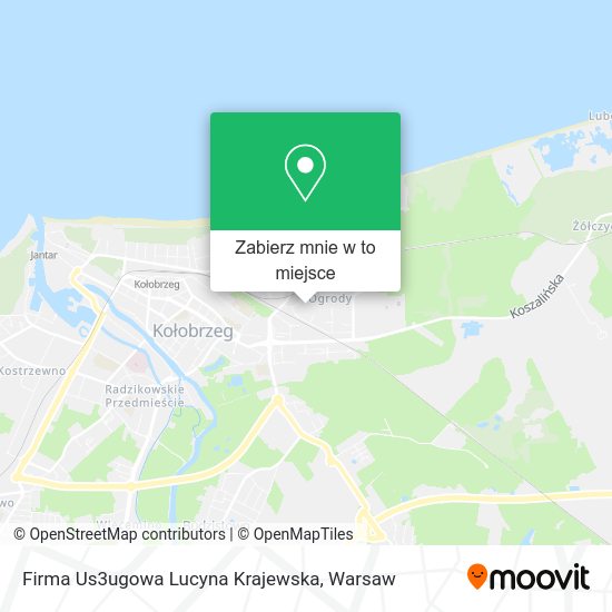 Mapa Firma Us3ugowa Lucyna Krajewska