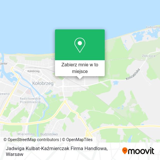 Mapa Jadwiga Kulbat-Kaźmierczak Firma Handlowa