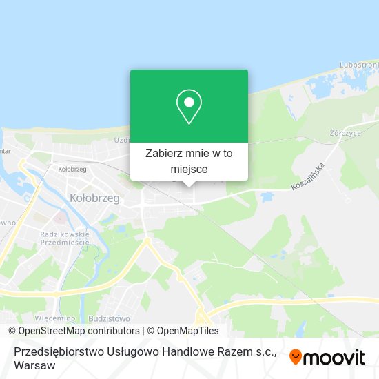 Mapa Przedsiębiorstwo Usługowo Handlowe Razem s.c.