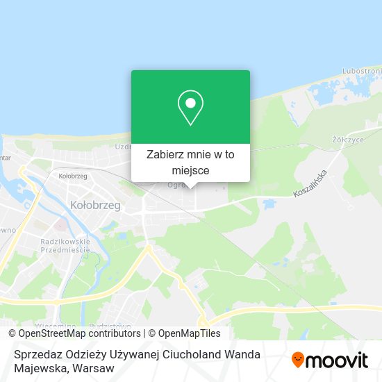 Mapa Sprzedaz Odzieży Używanej Ciucholand Wanda Majewska