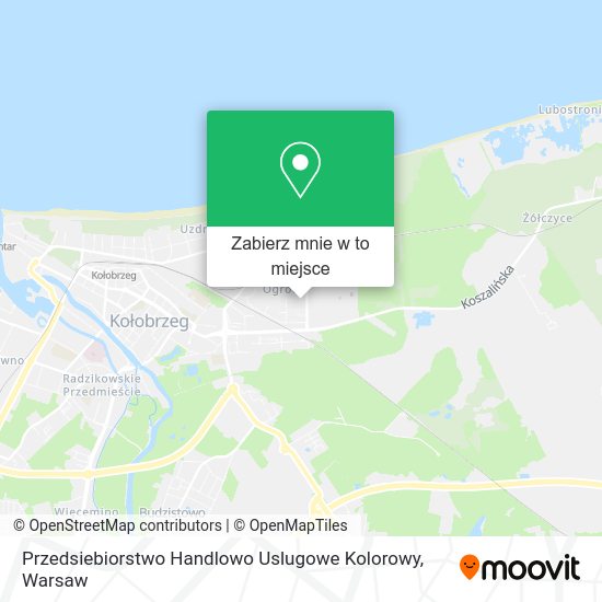 Mapa Przedsiebiorstwo Handlowo Uslugowe Kolorowy