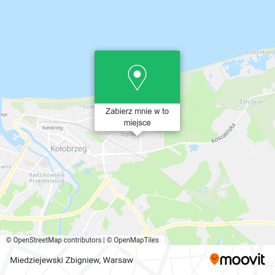 Mapa Miedziejewski Zbigniew