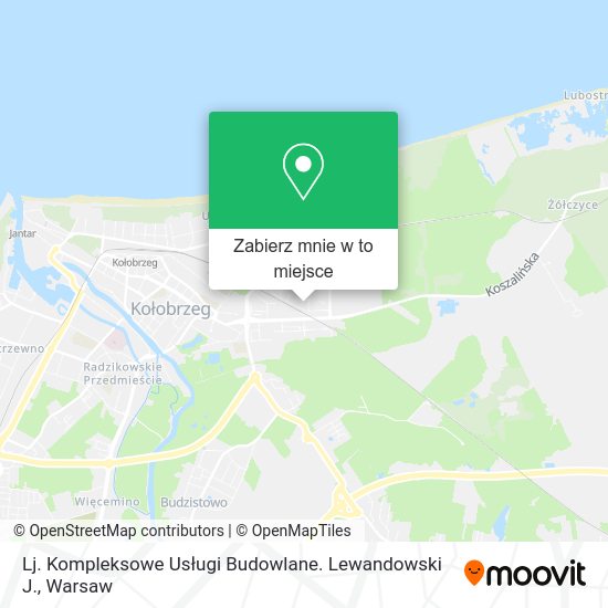 Mapa Lj. Kompleksowe Usługi Budowlane. Lewandowski J.