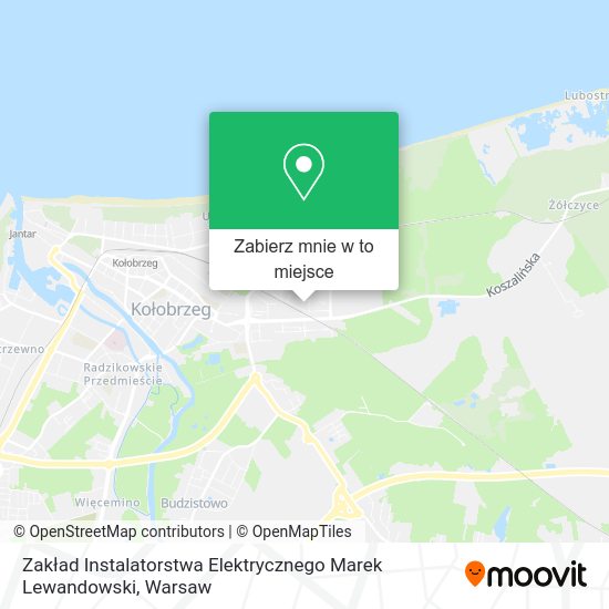 Mapa Zakład Instalatorstwa Elektrycznego Marek Lewandowski