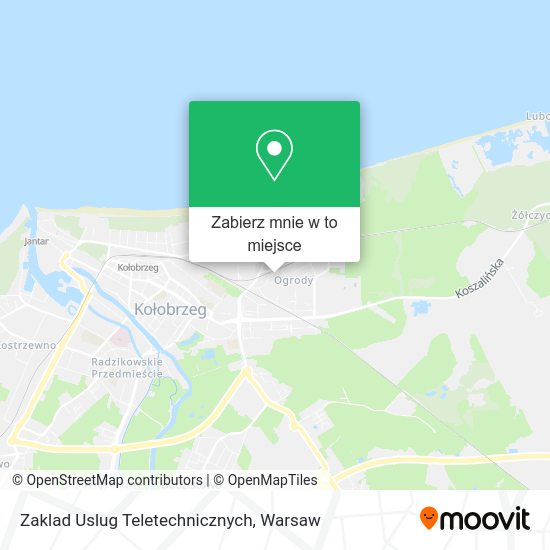 Mapa Zaklad Uslug Teletechnicznych